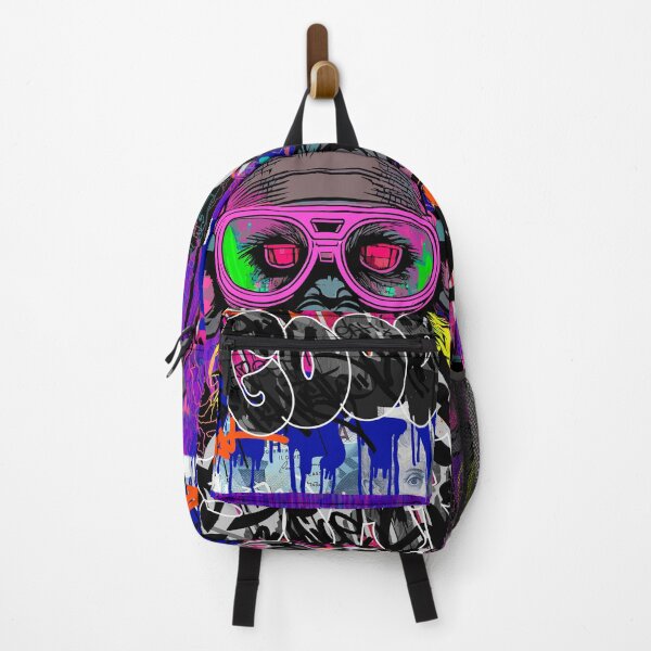 Item preview, Cyberpunk Monkey Graffiti II designed and sold by blackink-design.