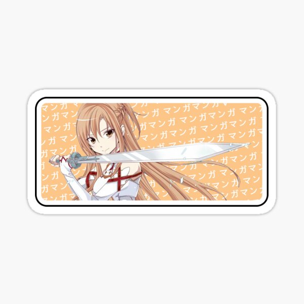 Sword Art Online - Anime- Asuna Yuuki d. Bikini Sun Fun Sticker