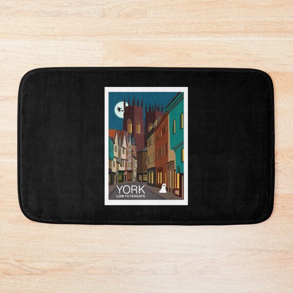 Item preview, York with Ghost and Witch Illustration designed and sold by Scat the cat.