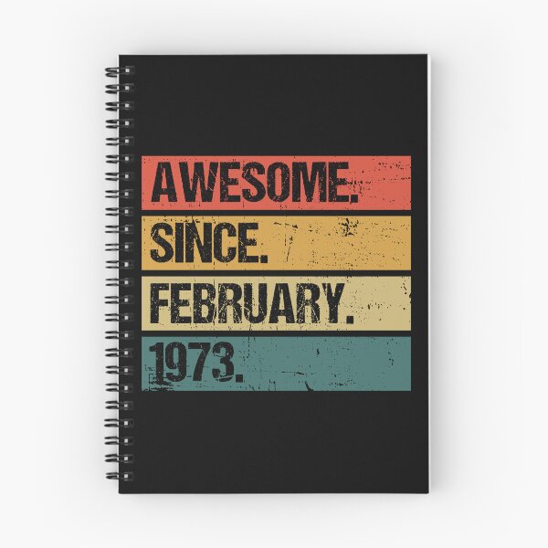 Item preview, Awesome Since February 1973 | Made In 1973 | Vintage February 1973 designed and sold by Christina-grich.