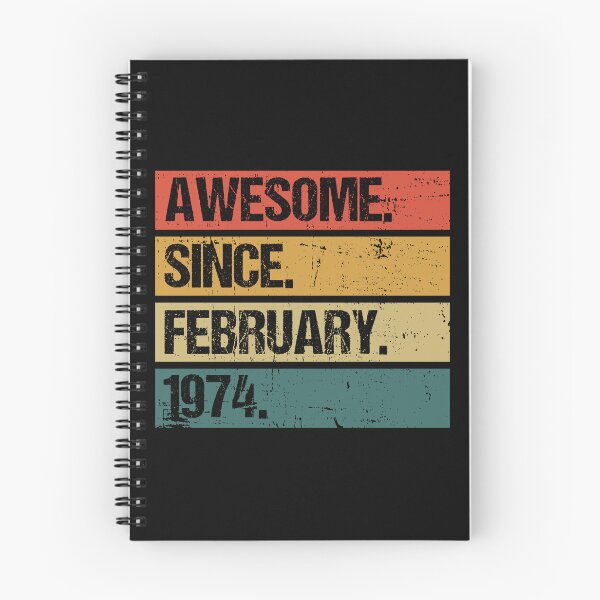 Item preview, Awesome Since February 1974 | Made In 1974 | Vintage February 1974 designed and sold by Christina-grich.