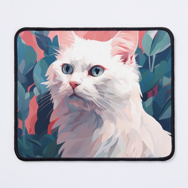 Item preview, Ragdoll Cat in Pink Jungle designed and sold by DreamyDaisy.