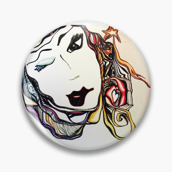 Item preview, The wavy winking face of an open mind designed and sold by La.