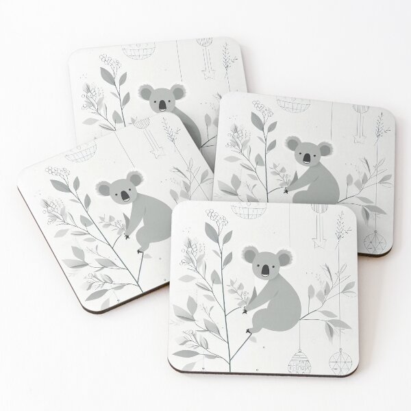 Item preview, Cute Koala Minimalist Christmas Card Design - Australian Wildlife series designed and sold by wildstraya.
