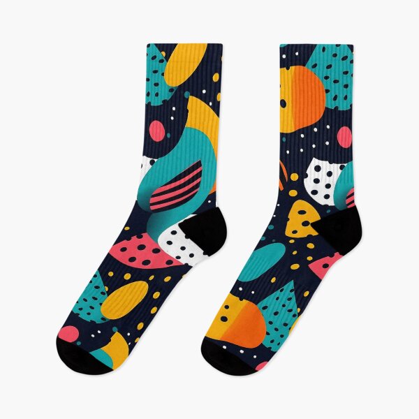 Item preview, Colorful Pattern of Abstract Shapes designed and sold by Bomba Visual.