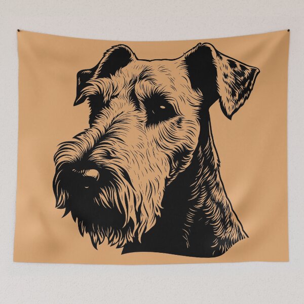 Item preview, Airedale Terrier Art designed and sold by TheHellSong.