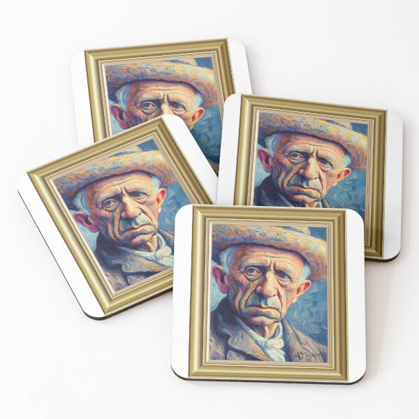Item preview, Pablo Picasso Portrait by Vincent Van Gogh designed and sold by johnta17.