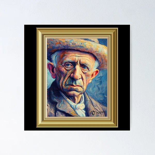 Pablo Picasso Portrait by Vincent Van Gogh
