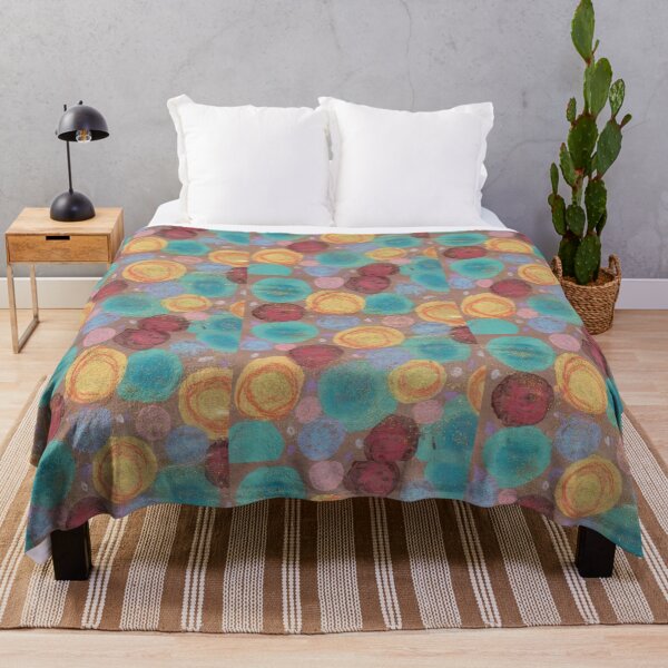 Item preview, Abstract Pattern of Colorful Painted Circles designed and sold by colorfulglee.