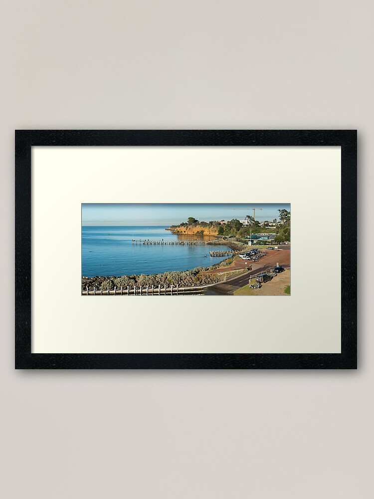 Alternate view of Beaumaris Bay Panorama 2 Framed Art Print