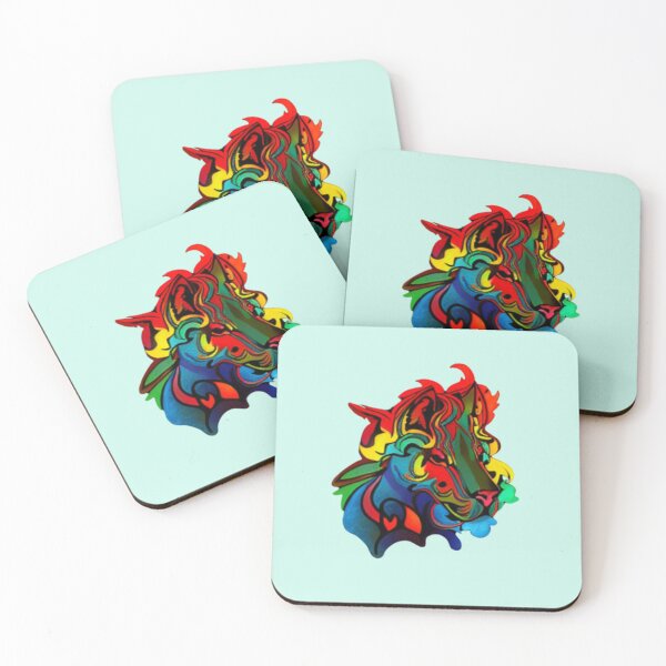 Item preview, AI edited  Abstract rainbow heart animal 1 designed and sold by FlossOrFi.