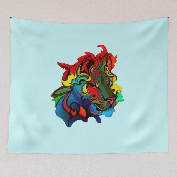 Item preview, AI edited  Abstract rainbow heart animal 1 designed and sold by FlossOrFi.