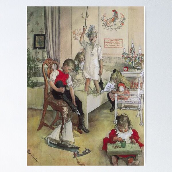 Item preview, Carl Larsson -Christmas Morning designed and sold by tomorrowsart.