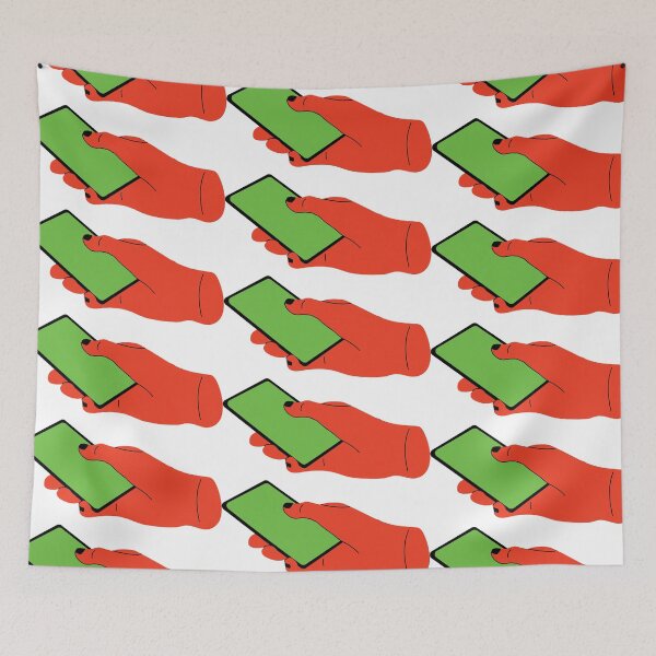 Item preview, Hand holding smartphone.	 designed and sold by Innamalinka.