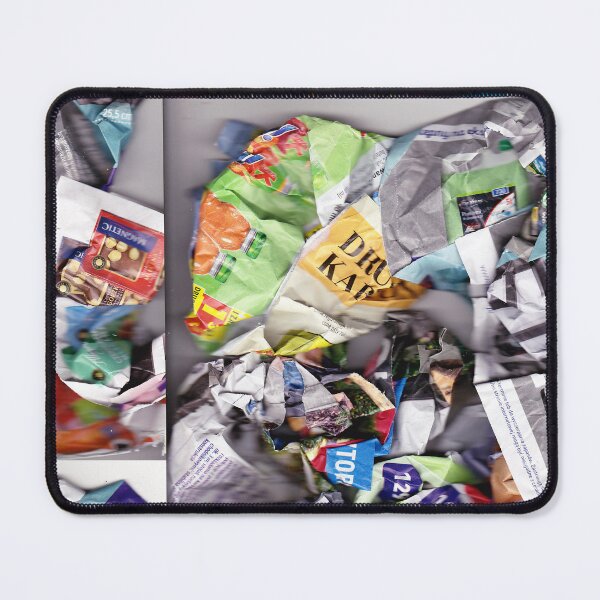 Item preview, Colorful composition scanned from crumpled newspapers designed and sold by colorfulglee.