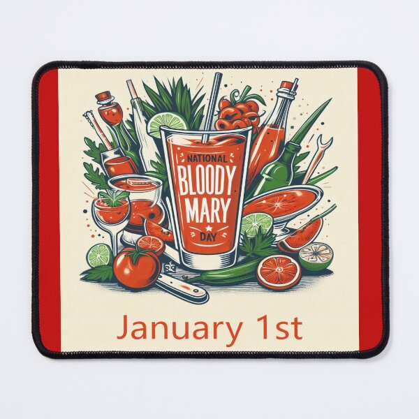 Item preview, Jan 1st - Bloody Mary Day designed and sold by CrankyOldDude.