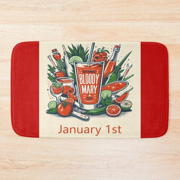 Item preview, Jan 1st - Bloody Mary Day designed and sold by CrankyOldDude.