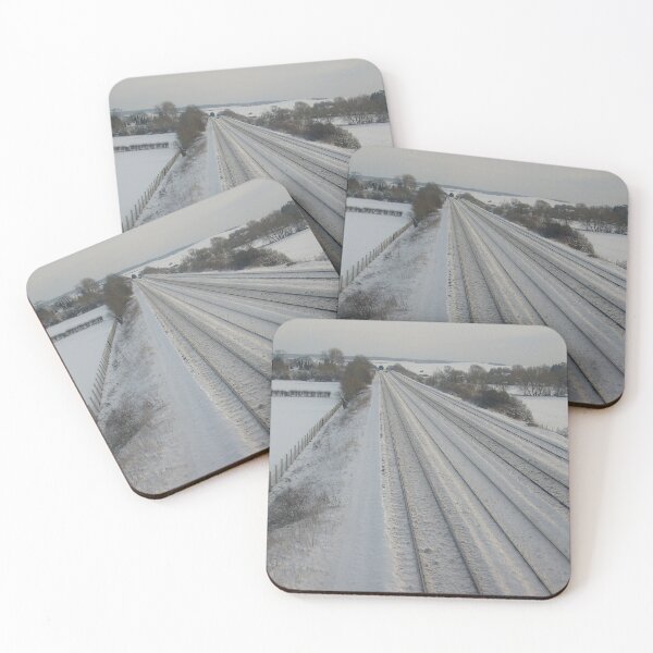 Item preview, Snowy Railway Line designed and sold by Fearless-Fox.