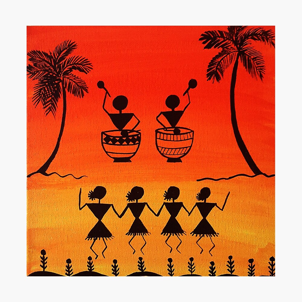 Warli painting - Traditional Art from India 