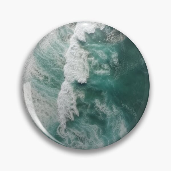 Item preview, Las tranquilas olas del mar turquesa chocan contra la orilla arenosa de la playa designed and sold by AndrewWorld.