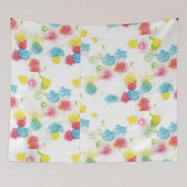 Item preview,   nice yellow blue and pink spray spots designed and sold by colorfulglee.