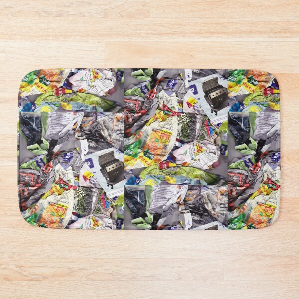 Item preview, Colorful composition scanned from crumpled newspapers designed and sold by colorfulglee.
