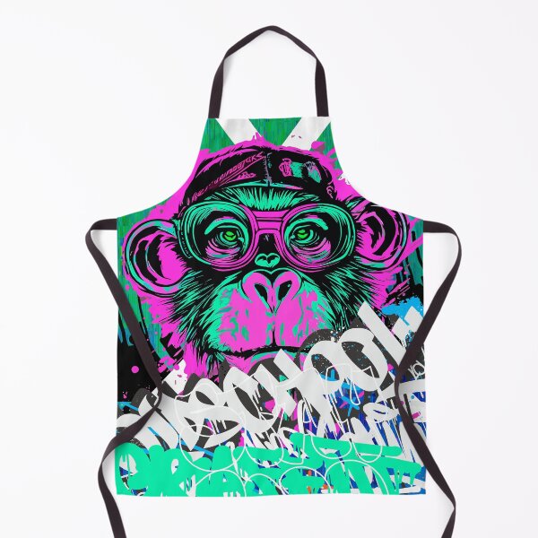Item preview, Cyberpunk Monkey Graffiti III designed and sold by blackink-design.