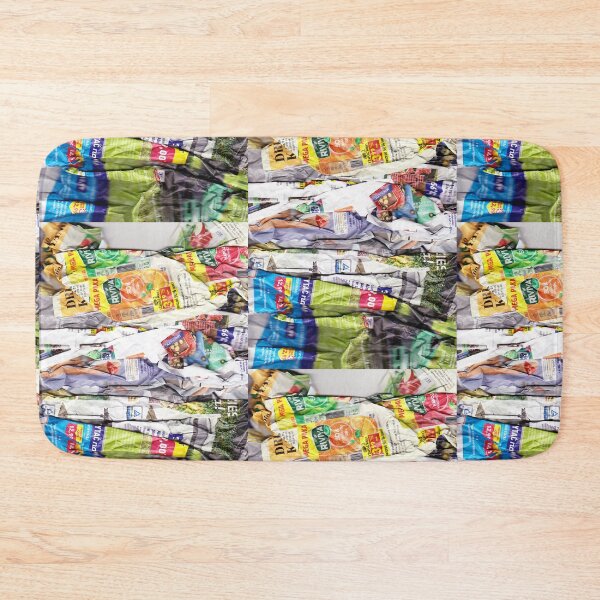 Item preview, Colorful composition scanned from crumpled newspapers designed and sold by colorfulglee.