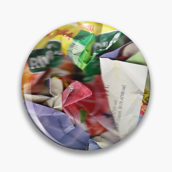 Item preview, Colorful composition scanned from crumpled newspapers designed and sold by colorfulglee.