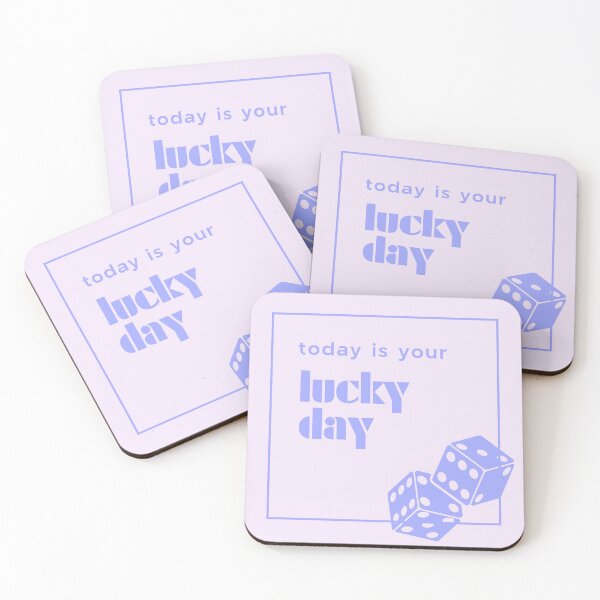 Item preview, Today is your lucky day, Lucky, Luckiest Girl, Inspirational, Manifestation, Preppy designed and sold by Magic Love Art Print.