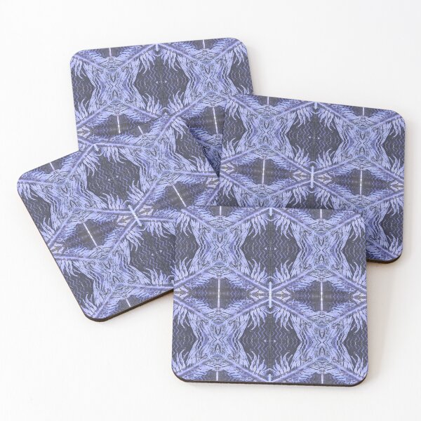 Item preview, Fiery Feathers Monoprint Pattern designed and sold by vallisrowe.