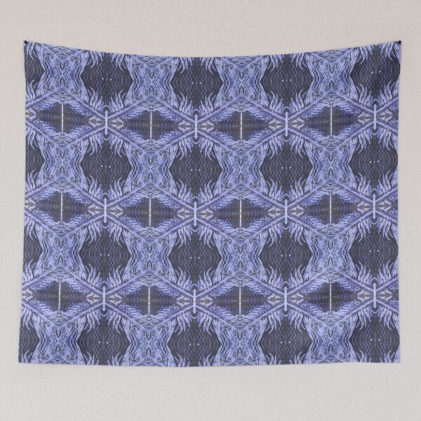 Item preview, Fiery Feathers Monoprint Pattern designed and sold by vallisrowe.