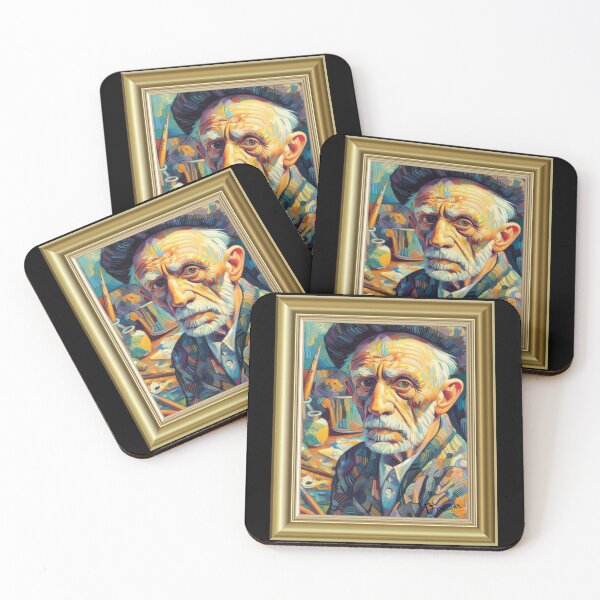 Item preview, Pablo Picasso Portrait by Vincent Van Gogh designed and sold by johnta17.