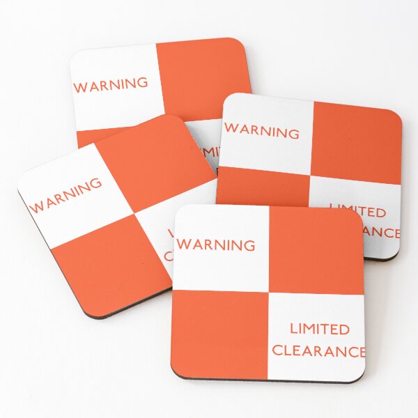 Item preview, Railway warning sign Limited Clearance designed and sold by Random Railways.