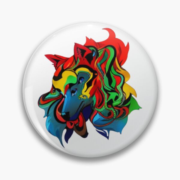 Item preview, AI edited  Abstract rainbow heart animal 2 designed and sold by FlossOrFi.