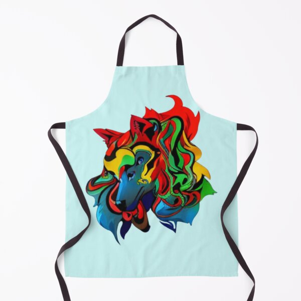 Item preview, AI edited  Abstract rainbow heart animal 2 designed and sold by FlossOrFi.