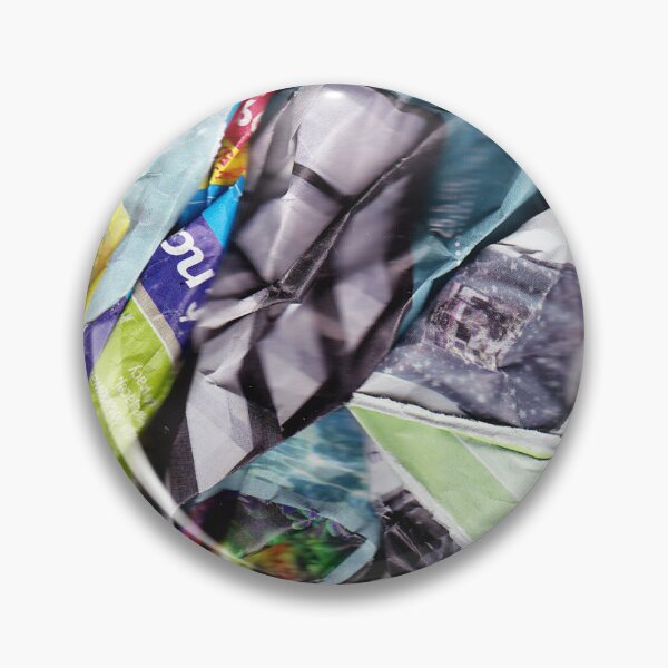 Item preview, Colorful composition scanned from crumpled newspapers designed and sold by colorfulglee.