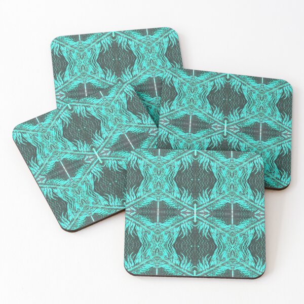 Item preview, Fiery Feathers Monoprint Pattern designed and sold by vallisrowe.