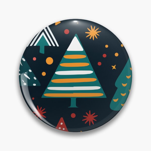 Item preview, Abstract Blue Christmas Trees Pattern designed and sold by Blue-Banana.