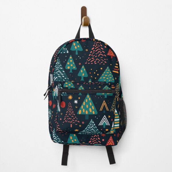 Item preview, Abstract Blue Christmas Trees Pattern designed and sold by Blue-Banana.