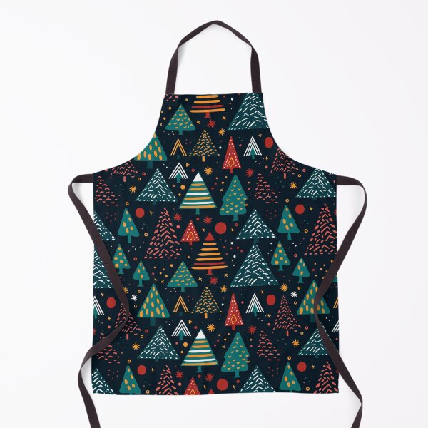 Item preview, Abstract Blue Christmas Trees Pattern designed and sold by Blue-Banana.