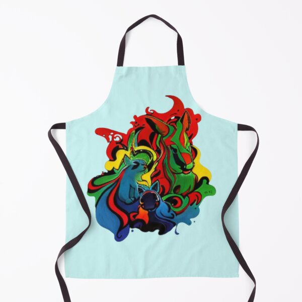 Item preview, AI edited Abstract rainbow heart animal 3 designed and sold by FlossOrFi.