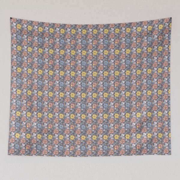 Item preview, Light Summer pattern, skin-tone matching, personal color analysis, PCA, floral print designed and sold by look4seasons.