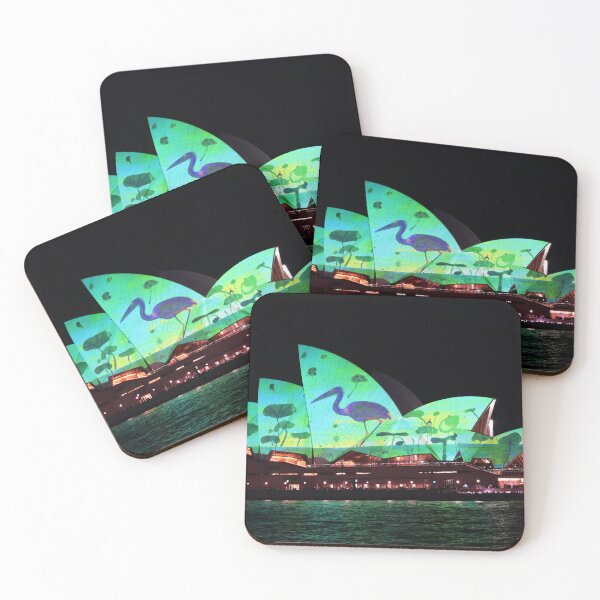 Item preview, Wetland Birds Sydney Opera House Vivid Sydney 2023 designed and sold by Lauren Elizabeth Photograhy AU.