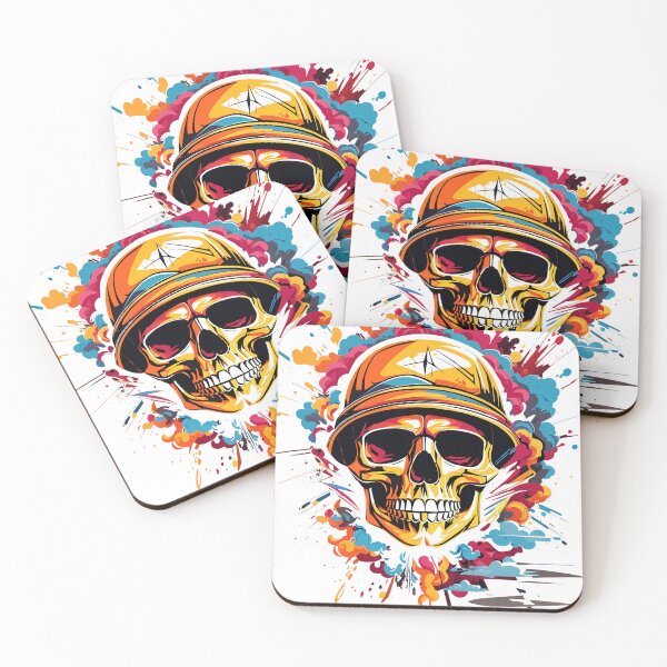 Item preview, Skull art , colorful graffiti style designed and sold by wplamkung.