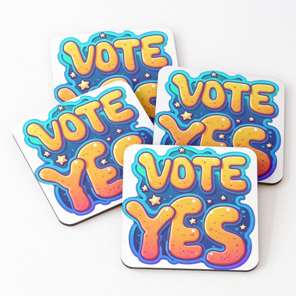 Item preview, Vote Yes themed hand drawing graphic design designed and sold by ironpalette.