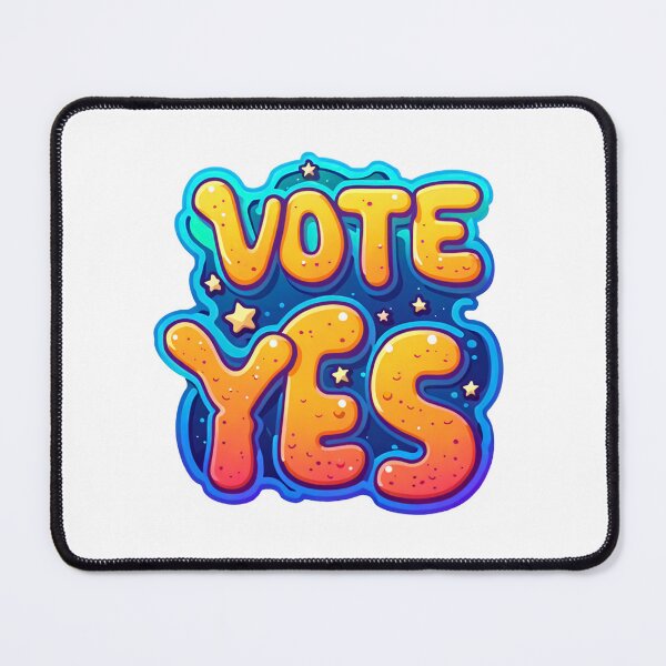 Item preview, Vote Yes themed hand drawing graphic design designed and sold by ironpalette.