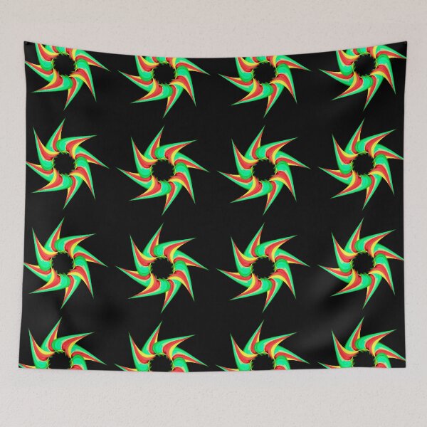 Item preview, green and red star designed and sold by Meo Design.