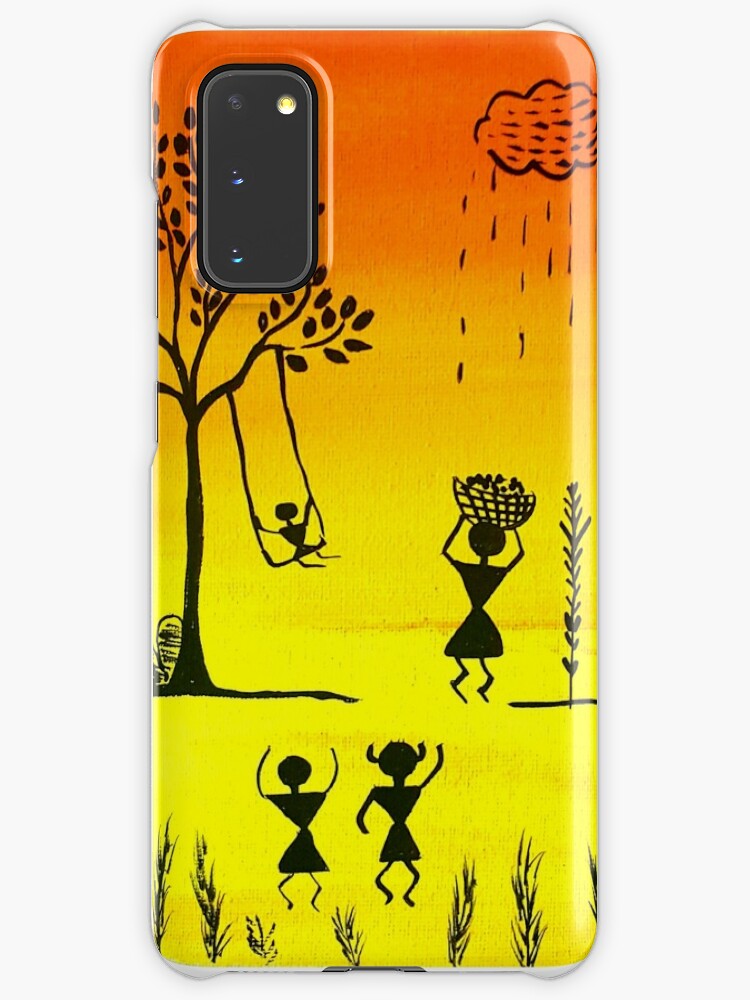 Warli Painting Case Skin For Samsung Galaxy By Manjiri Redbubble