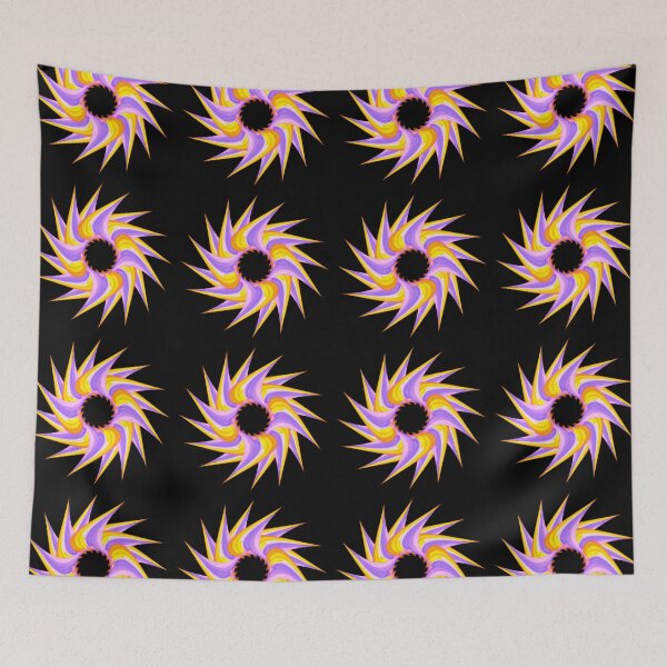 Item preview, Purple and yellow mandala designed and sold by Meo Design.